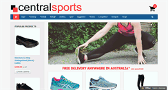 Desktop Screenshot of centralsports.com.au